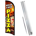 Wood Fired Pizza Premium Windless Feather Flag Bundle (kit Or Only) New. Price: $79.99.