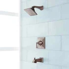 Signature Hardware SHVL8030GORB Pressure Balanced Tub And Shower Trim Package Open. Price: $399.95.
