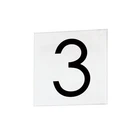 Maxim 53673 Address Contemporary Font Number Tile - White New. Price: $13.91.