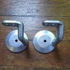 Pair Of Ives Cast Aluminum Handrail Stair Brackets New. Price: $24.00.
