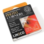 Lineco Infinity 0.625" Clear Acid-free Archival Photo Corners Self Adhesive, Pre New. Price: $21.40.