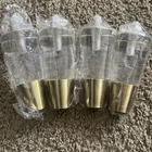 4 Jerever Acrylic Gold Tone Clear Furniture Legs Replacement Sofa Couch Feet 5 New. Price: $58.75.