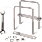 2 Pcs M10 Square Bolts Inch Wide, 3/8" X 4"W 6"L New. Price: $23.34.