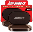 Super Sliders Xl Furniture Carpet 8 Pack 5.75X9.5 Moving Pads Brown New. Price: $28.99.