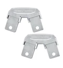 Gorilla Ladders Rail Brackets Lightweight Aluminum Construction 2-STURDY Trestle New. Price: $25.99.