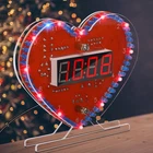 Mioyoow Heart 4-DIGIT Diy Clock Kit Rotating Led Lights Smt/smd Soldering Projec New. Price: $26.33.
