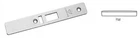 Crl 450220AL Aluminum Flat Faceplate For AR4513 Series Deadlatch Locks New. Price: $15.31.
