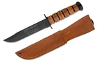 Ka-bar 125TH Anniversary Fixed Knife 7" 1095 Cro-van Steel Blade Leather Handle New. Price: $133.79.