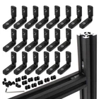 Blccloy 20PCS 2020 Aluminum Extrusion Black Corner Bracket Slot Inside Sh... New. Price: $16.39.