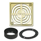 Schluter Kerdi-drain Square Grate Kit Brushed Brass New. Price: $86.00.