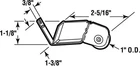 Prime-line 11123 Aluminum/nylon/steel Roller O.d. In. For International Doors New. Price: $11.18.