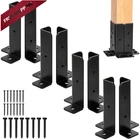 Yesland 8 Pcs Adjustable Deck Post Anchor Base Brackets Fit 1.5X1.5, Black New. Price: $32.26.