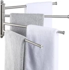 Kes Bathroom Towel Rack 15.5-INCH, Swivel Bar 4-ARM, Swing Out New. Price: $57.95.