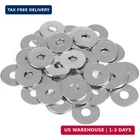 Helifouner 50 Pieces 5/16" Stainless Flat Washers, 1" Outside Diameter, 0.055" New. Price: $19.10.
