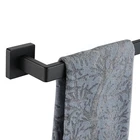 Jqk Black 29.4" Towel Bar Rack, Rounded 304 Stainless Steel Wall Mount New. Price: $62.01.