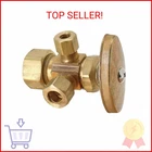 Brasscraft CR1901LRX Dual Outlet Stop 1/2 In. Nom 3/8 Od Comp Rough New. Price: $25.45.