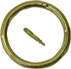 Ideal 043-7002, 3" 464678 Brass Bull Ring, Gold New. Price: $33.99.