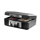 Sentrysafe Fireproof Box With Key Lock, Chest Carrying Handle To New. Price: $63.51.