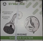 Symmons Origins Single Handle 1-SPRAY Round Shower Faucet 1.75 Gpm W/valve New. Price: $80.00.