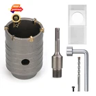 Concrete Hole Saw Kit With Sds Plus 2", 50MM Set Silver New. Price: $18.99.