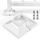 8PCS 1.5" Aluminum Deck Post Base Covers White Skirt Railing Brackets New. Price: $86.99.
