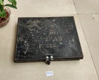 Vintage British Era Office Document Box Madras Fsc Iron Case Old Colonial India Used. Price: $400.00.