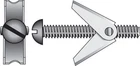 Hillman 41428 Steel/zinc Round Head Toggle Bolt 1/4 X 3 In.(pack Of 5) New. Price: $29.65.