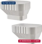 Vyh 3X4 To 2X3 Gutter Downspout, Adapter (white Pack) New. Price: $27.99.
