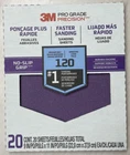 3M Pack 9"X 11" - 120 Grit Pro Grade Precision Sand Paper Cubitron Technology New. Price: $15.75.