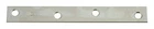 National Hardware N220-293 Mending Plate, X 7/8" Zinc Plated Lot Of 4 New. Price: $24.00.