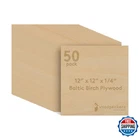 6 Mm Baltic Birch Plywood 1/4 X 12 Inch Of 50 B/bb Grade Craft New. Price: $183.66.