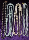 Faux Pearl Necklace Lot Extra Long Matinee Opera Rope Length Vtg Richelieu Pre-owned. Price: $32.00.
