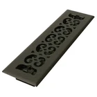 Decor Grates Floor Register 3.75 13.5, Textured Black, Cast Iron ST212 New. Price: $27.15.