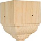 Waddell OCTB52 Crown Corner Block Moulding, Pine, Natural New. Price: $60.49.