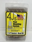 4JS Post Mounting System 3 1/4 Hemlock Newel Kit Colonial Molding. Price: $16.00.