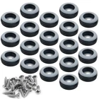 Auvotuis 20PCS 3/4 Screw On Furniture Sliders, Inch, Grayish Blue New. Price: $9.92.