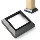 Deck Post Base Cover 12 Piece 3.5 Aluminum Black Ajovw Split Skirt Balcony New. Price: $209.99.