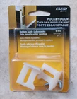 Prime-line 7015 Pocket Door Bottom Guides 1-1/8 Plastic White 2PC New. Price: $7.19.