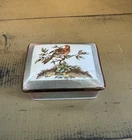 Rare Vintage Old Castle Porcelain Trinket Box England Free Shipping Used. Price: $40.00.