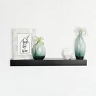 Mcs Floating Shelf, Room Decor Wooden Black, 24 X Inch New. Price: $70.73.