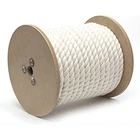 Kingcord 644381TV Cotton Twisted Rope Reel 1/2" X 200', Natural New. Price: $101.67.