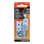 Hillman 122318 Silver Steel Zinc-plated Large D-ring Hanger 15 Lbs. (pack Of 10) New. Price: $22.94.