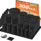 Furnimate Felt Furniture Pads 300PCS Black Self Stick Floor Protectors Hardwood New. Price: $17.99.
