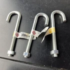 New Lot Of National Hardware Threaded J Bolt Zinc Plated 3/8" X 5" N232-959. Price: $8.95.