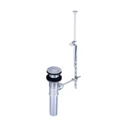 Central Brass 5413 1/2" Pop-up Drain Assembly Less Guide Overflow New. Price: $57.47.