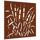 Wall Art Outdoor Patio Metal Decoration Corten Steel Grass Design Vidaxl New. Price: $32.99.