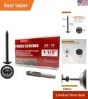 Allkeen 30 Pcs Carbon Steel T20 Torx Head Screws Self-tapping, Black Finish New. Price: $11.39.