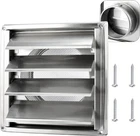 Cenipar 6'' Stainless Steel Dryer Vent Cover, Inch Active Louver, Silver New. Price: $23.12.