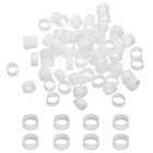 Patikil Silicone Rubber Bands Cable Ties 0.5", 80 Pcs Flat White New. Price: $14.00.