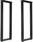 Metal Bar Table Legs 40 Inch Heavy Duty Industrial Set Of 2 Taelakeni Style Feet New. Price: $179.99.